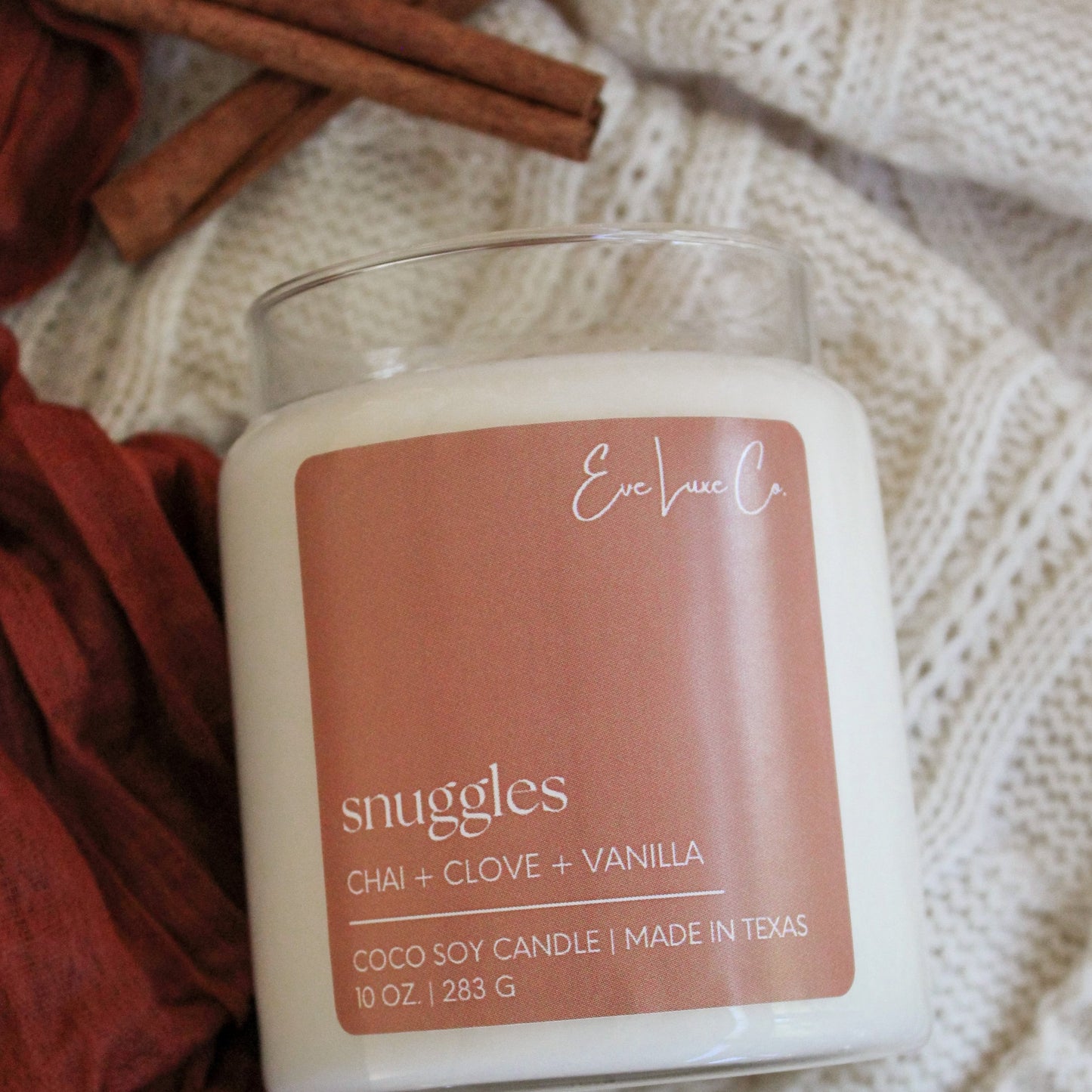 snuggles candle | chai + clove + vanilla