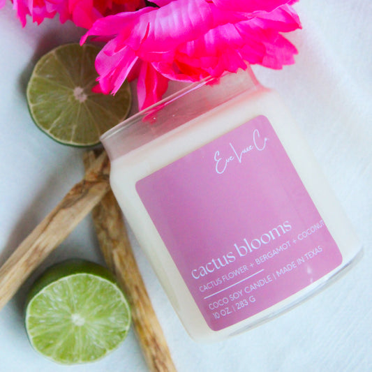 cactus blooms candle | cactus flower + bergamot + coconut