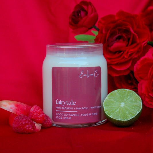 fairytale candle | apple blossom + may rose + white musk